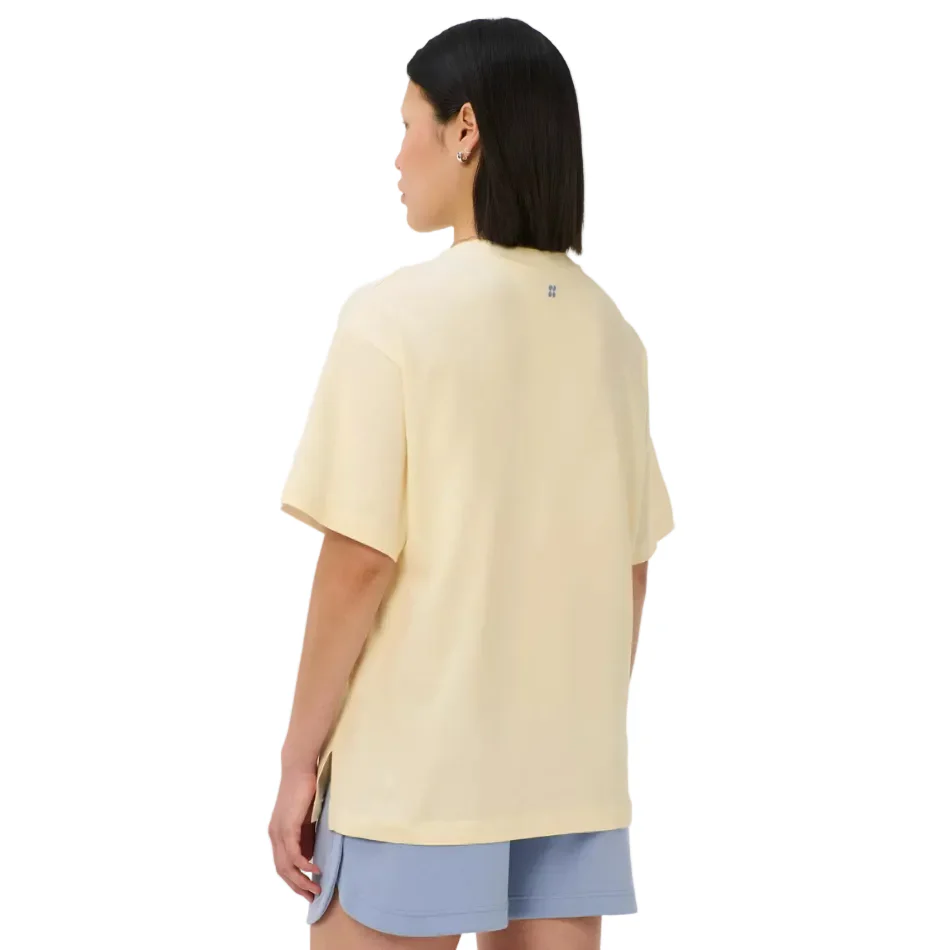 Sweaty Betty Tennis Graphic T-Shirt in Blue Tennis Ladies Print AW26 - Image 4