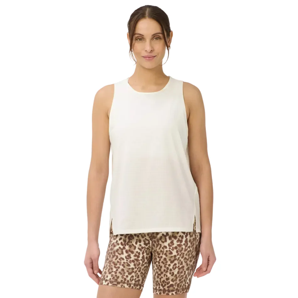 Sweaty Betty Ultimate Train Perforated Vest in Dove White AW26 - Image 2