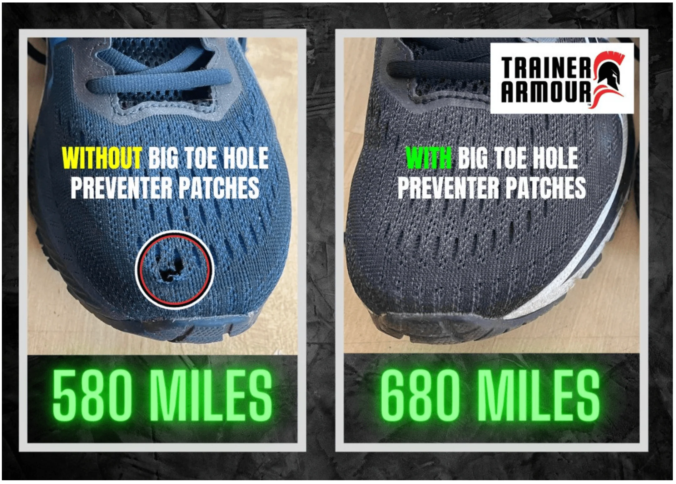 Trainer Armour - Big Toe Hole Preventer shoe repair - Image 4