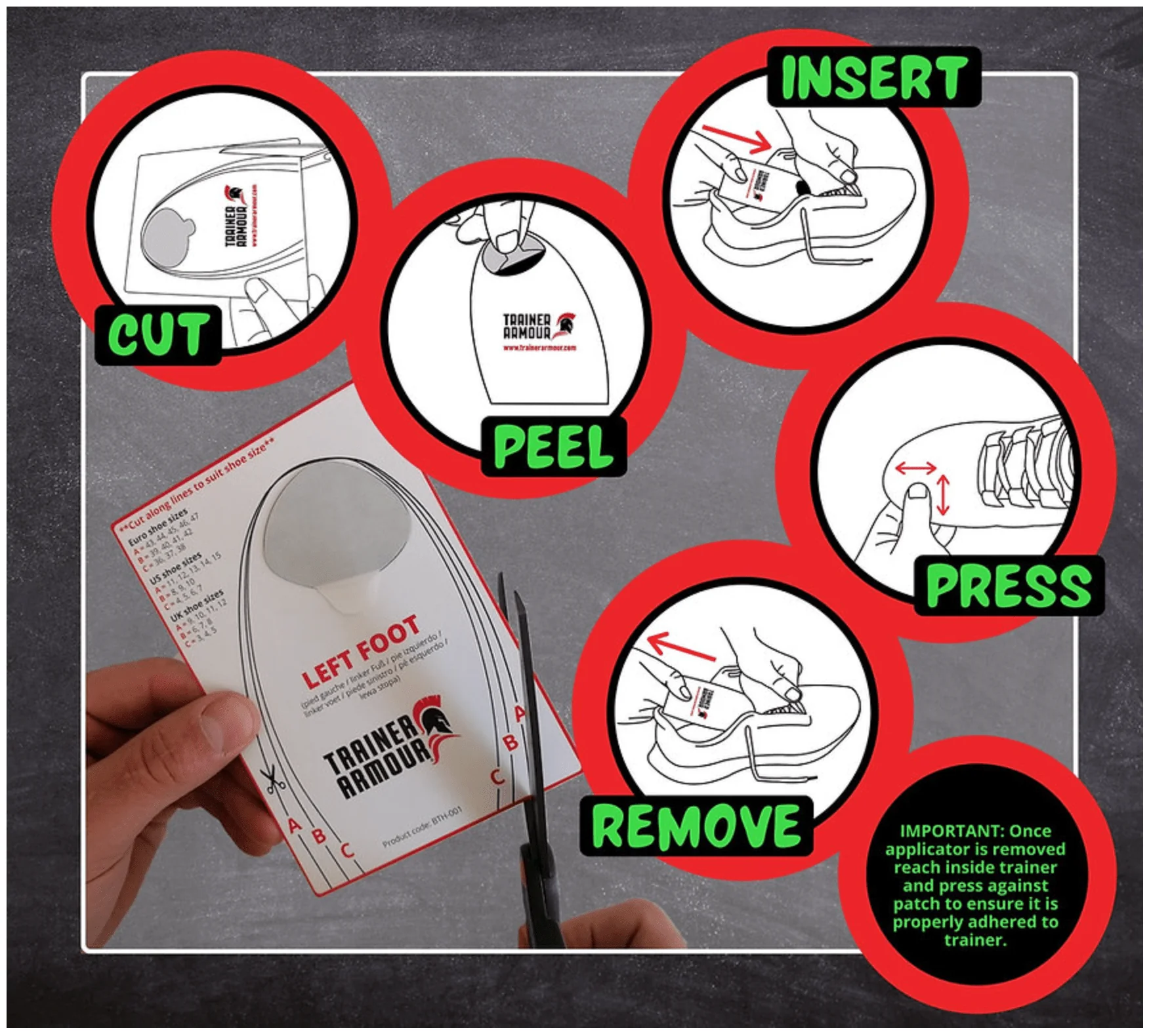 Trainer Armour - Big Toe Hole Preventer shoe repair - Image 5